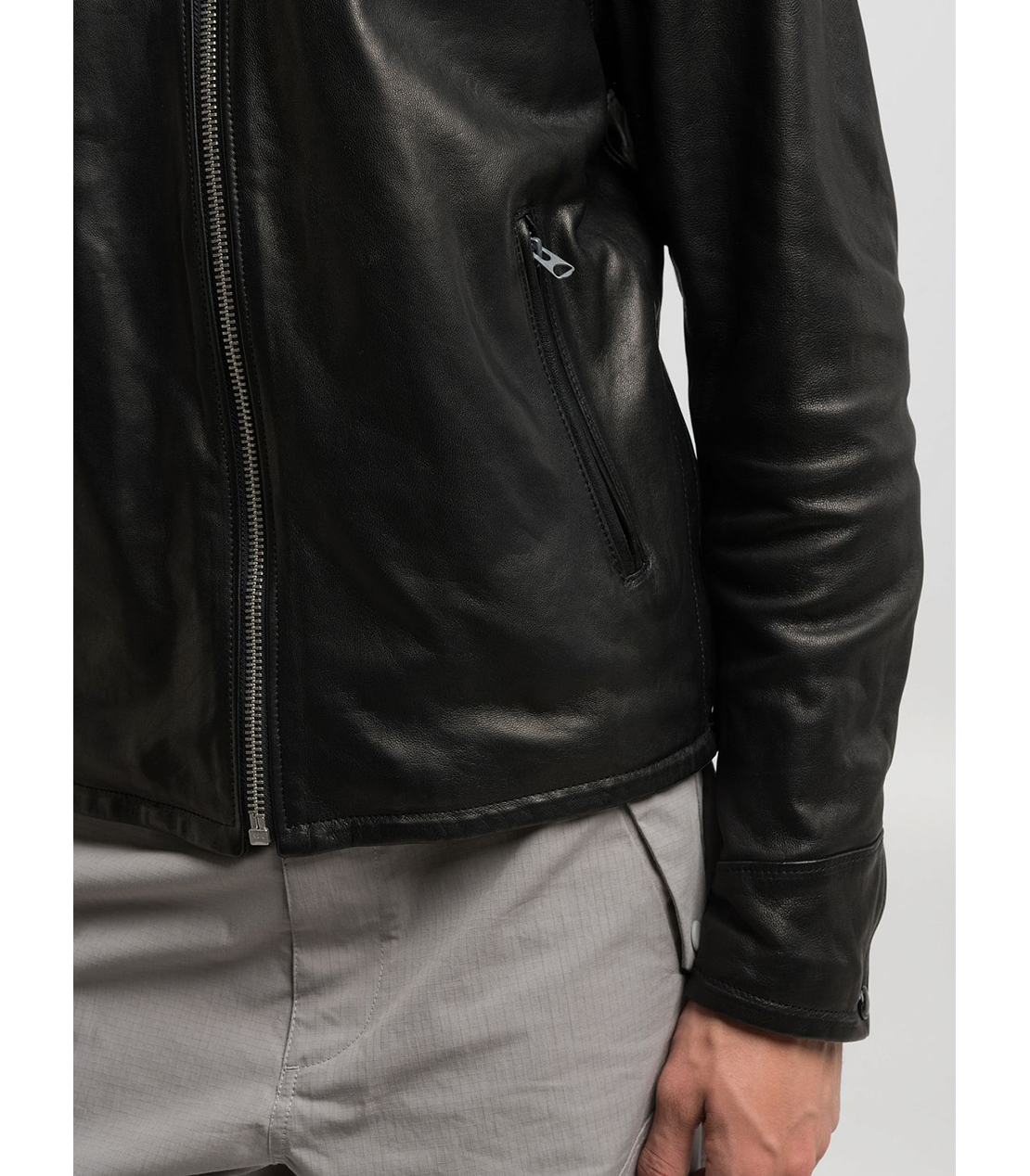 WAXラムレザージャケット 詳細画像 ブラック 8